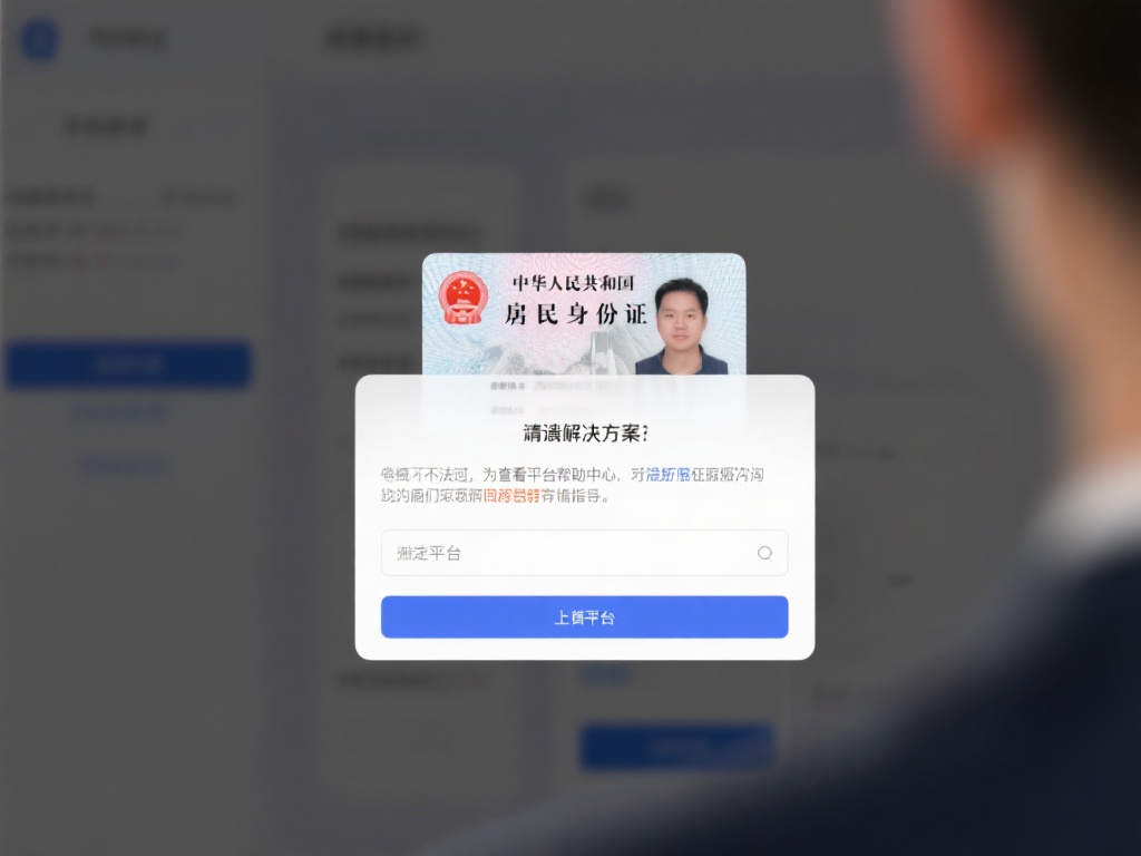 解决方法：&nbsp;准备好清晰的身份证明文件（如护照或身份