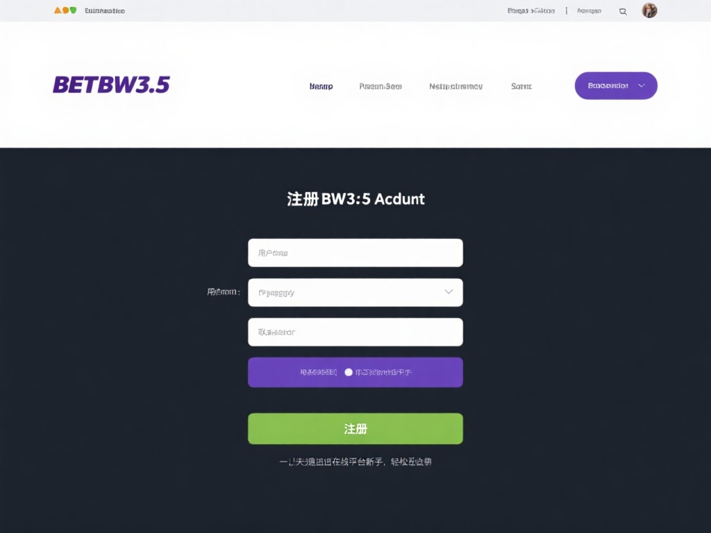 注册bet必威365账户的过程非常简便，即使是第一